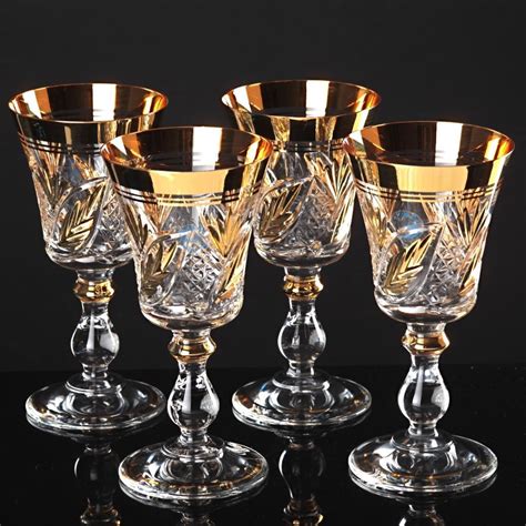 versace gläser mit goldrand|Crystal Glassware: Luxury Wine Glasses Sets .